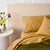 Washed Cotton Ochre Sheet Set