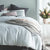 Waffle White Quilt Cover Set