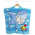 100% Cotton Kids Poncho SAMMY SHARK