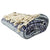 Pinto Denim Beige Navy Cotton Throw (125 x 150cm)
