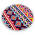 100% Cotton Round Beach Towel IBIZA