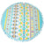 100% Cotton Round Beach Towel SEYCHELLES