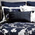 Geisha Navy European Pillowcase