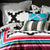 Chica Black European Pillowcase