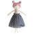 Colette Grey Rose Doll - 52cm