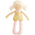 Baby Martha Doll Rattle - Yellow Fawn