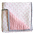 Pink Blossom And Grey Cot Quilt