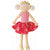 Tiara Princess Doll - Red Floral