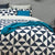 Blaine Navy Quilt Cover Set