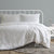 Lea Seersucker White Quilt Cover Set