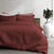 Leonardo Mahogany Quilt Cover Set