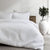 Leonardo White Quilt Cover Set