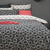 Luca Charcoal Quilt Cover Set