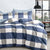 Lucas Blue Quilt Cover Set