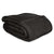 Lucia Charcoal Luxury Plush Velvet Blanket