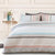 Paros Velvet Panel Quilt Cover Set