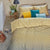 Vinz Gold Quilt Cover Set