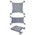 Ada Steel Blue Cushion