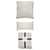Avoca Pebble Throw (130 x 170cm)