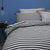 Bed T Charcoal Quilt Cover Set