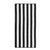 Cabana Stripe Beach Towel (75 x 150cm) BLACK