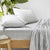 Carrington Silver Flannelette Sheet Set