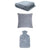 Channel Steel Blue Throw
