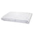 Chateau Flat Sheet Satin Stripe White