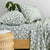 Daisy Sage Flannelette Sheet Set