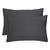 French Linen Charcoal Pillowcase Pair
