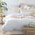 French Linen Ivory Quilt Cover Set