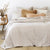 French Linen Pebble Quilt Cover Set