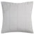 French Linen Quilted Silver European Pillowsham