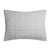 French Linen Quilted Silver Pillowsham