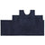 Microplush Navy Bath Mat