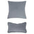 Velvet STEEL BLUE European Pillowcase