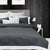 New York Charcoal Quilt Cover Set