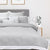 New York Silver Quilt Cover Set