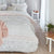 Lacy Soft Pink Quilt Cover Set