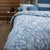 October Leaf Blue Quilt Cover Set