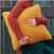 Sherpa Ochre Cushion (45 x 45cm)