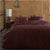 VT Woven Earth Dark Red Quilt Cover Set