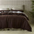 Acacia Chocolate Quilt Cover Set