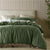 Acacia Olive Quilt Cover Set