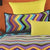 Chevron Yellow Oblong Cushion (30 x 50cm)