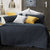 Clarence Navy Bedspread