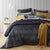 Dayton Charcoal Coverlet Set