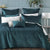 Dynasty Teal Coverlet Set