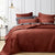 Dynasty Terracotta Coverlet Set
