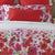 Vivid Red Quilted Oblong Cushion (60 x 30cm)